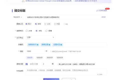 AI新闻专业毕业论文范文5000字：自媒体时代新闻伦理失范现象及治理策略探究